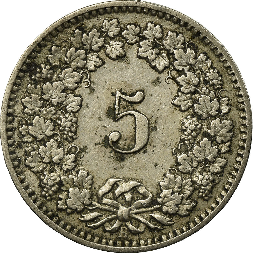 Monnaie, Suisse, 5 Rappen, 1911, Bern, TTB, Copper-nickel, KM:26