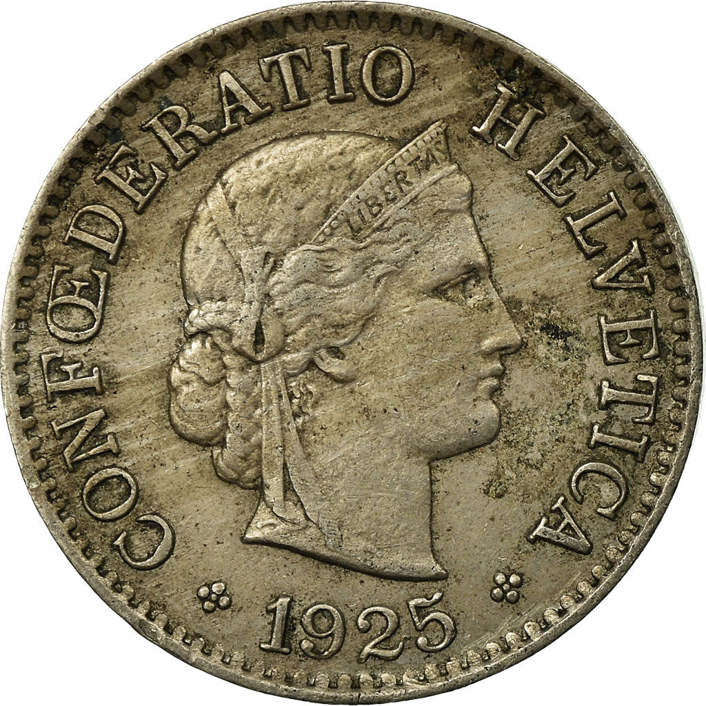 Monnaie, Suisse, 5 Rappen, 1925, Bern, TB+, Copper-nickel, KM:26