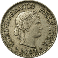 Coin, Switzerland, 5 Rappen, 1944, Bern, VF(20-25), Copper-nickel, KM:26