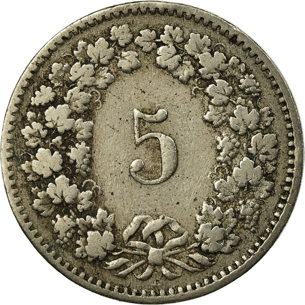 Monnaie, Suisse, 5 Rappen, 1913, Bern, TB, Copper-nickel, KM:26