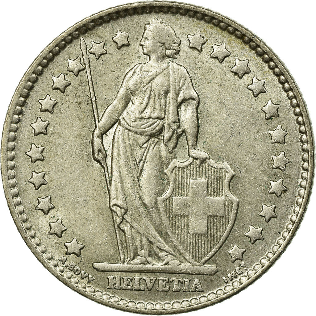 Moneta, Svizzera, Franc, 1963, Bern, BB, Argento, KM:24