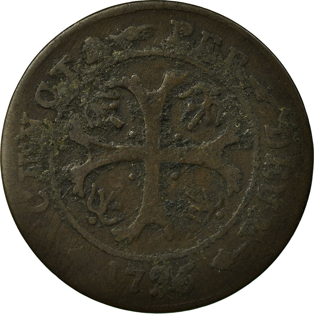 Münze, SWISS CANTONS, SOLOTHURN, Kreuzer, 1796, Bern, S+, Billon, KM:30