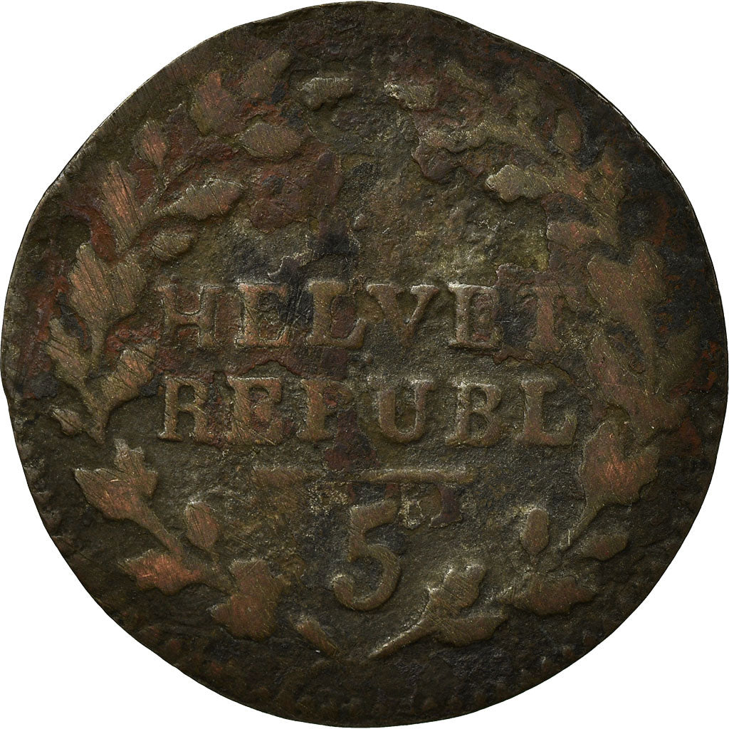 Coin, Switzerland, 1/2 Batzen, 1799, Bern, VG(8-10), Billon, KM:A6