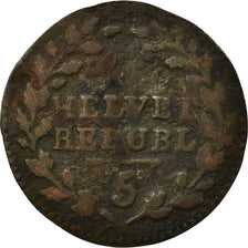 Coin, Switzerland, 1/2 Batzen, 1799, Bern, VG(8-10), Billon, KM:A6