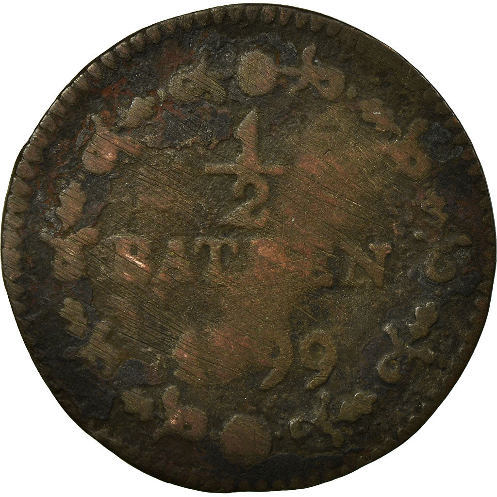 Coin, Switzerland, 1/2 Batzen, 1799, Bern, VG(8-10), Billon, KM:A6
