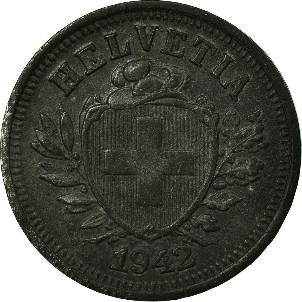 Monnaie, Suisse, Rappen, 1942, Bern, TTB, Zinc, KM:3a