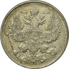 Coin, Russia, Nicholas II, 20 Kopeks, 1913, Saint-Petersburg, EF(40-45), Silver
