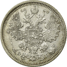 Coin, Russia, Nicholas II, 15 Kopeks, 1908, Saint-Petersburg, EF(40-45), Silver