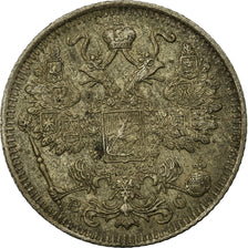 Coin, Russia, Nicholas II, 15 Kopeks, 1916, Saint-Petersburg, VF(30-35), Silver