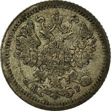 Coin, Russia, Nicholas II, 5 Kopeks, 1905, Saint-Petersburg, VF(20-25), Silver
