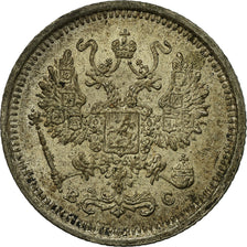 Coin, Russia, Nicholas II, 10 Kopeks, 1916, Saint-Petersburg, VF(30-35), Silver