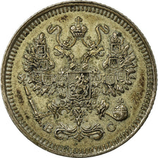 Coin, Russia, Nicholas II, 10 Kopeks, 1914, Saint-Petersburg, VF(30-35), Silver