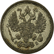 Coin, Russia, Nicholas II, 10 Kopeks, 1911, Saint-Petersburg, VF(20-25), Silver