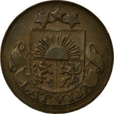 Coin, Latvia, Santims, 1924, EF(40-45), Bronze, KM:1