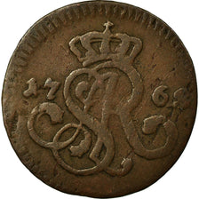 Moeda, Polónia, Stanislaus Augustus, 1/2 Grosza, Pol, 1768, Warsaw, F(12-15)