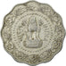 Coin, INDIA-REPUBLIC, 10 Paise, 1972, VF(30-35), Aluminum, KM:27.1