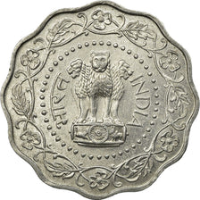 Moneta, REPUBBLICA DELL’INDIA, 10 Paise, 1975, BB, Alluminio, KM:27.1
