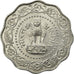 Moneta, REPUBBLICA DELL’INDIA, 10 Paise, 1975, BB, Alluminio, KM:27.1