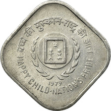 Monnaie, INDIA-REPUBLIC, 5 Paise, 1979, TTB, Aluminium, KM:22