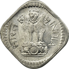 Coin, INDIA-REPUBLIC, 5 Paise, 1975, AU(55-58), Aluminum, KM:18.6