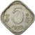 Moneda, INDIA-REPÚBLICA, 5 Paise, 1972, BC+, Aluminio, KM:18.6