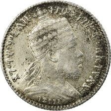Coin, Ethiopia, Menelik II, Gersh, 1903 (EE 1895), Paris, AU(50-53), Silver