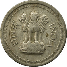 Coin, INDIA-REPUBLIC, 25 Paise, 1973, VF(30-35), Copper-nickel, KM:49.1