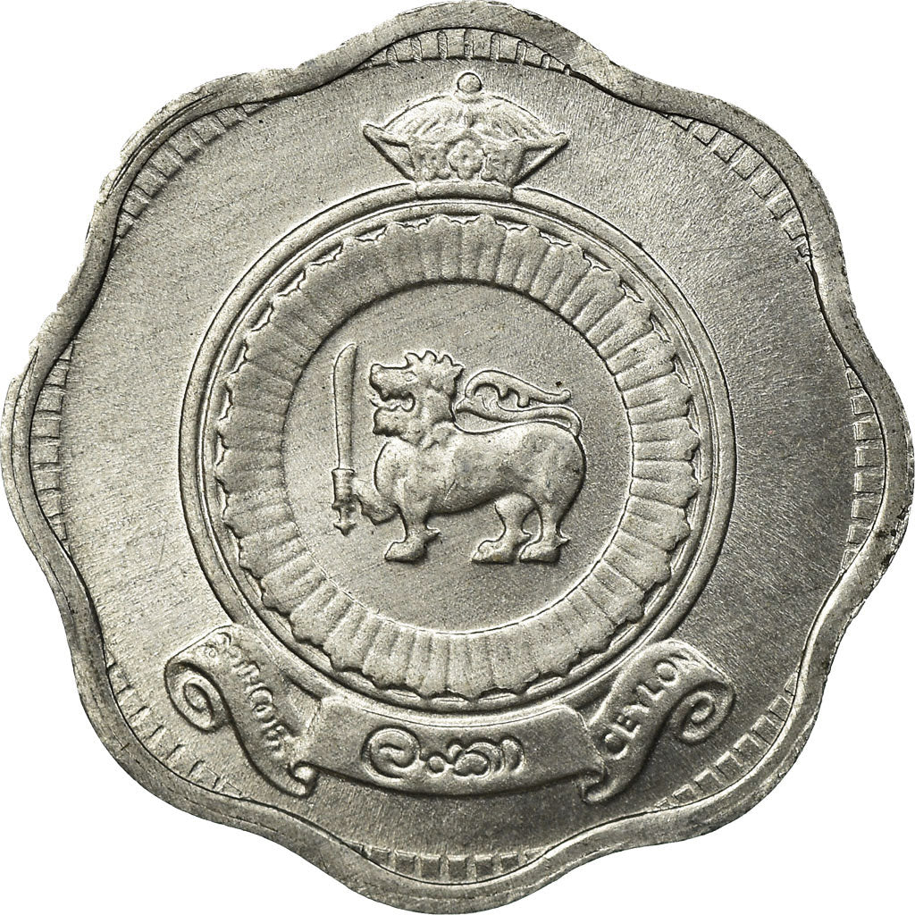 Moneta, Ceylon, Elizabeth II, 2 Cents, 1963, SPL-, Alluminio, KM:128