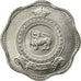 Moneta, Ceylon, Elizabeth II, 2 Cents, 1963, SPL-, Alluminio, KM:128