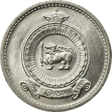 Coin, Ceylon, Elizabeth II, Cent, 1965, AU(55-58), Aluminum, KM:127