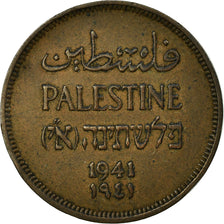 Coin, Palestine, Mil, 1941, EF(40-45), Bronze, KM:1