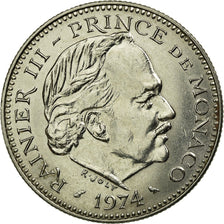 Coin, Monaco, Rainier III, 5 Francs, 1974, EF(40-45), Copper-nickel, KM:150