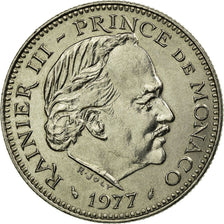 Coin, Monaco, Rainier III, 5 Francs, 1977, EF(40-45), Copper-nickel, KM:150