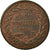 Moneta, Monaco, Honore V, 5 Centimes, Cinq, 1837, Monaco, EF(40-45), Miedź