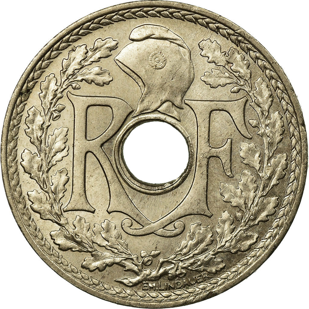 Monnaie, France, Lindauer, 25 Centimes, 1939, TTB, Nickel-Bronze, Gadoury:380