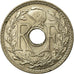 Monnaie, France, Lindauer, 25 Centimes, 1939, TTB, Nickel-Bronze, Gadoury:380