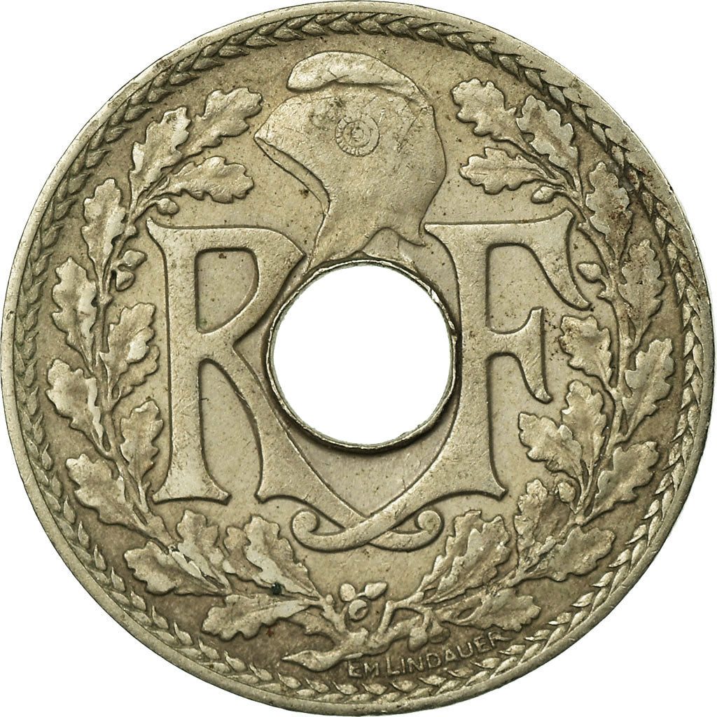 Moneta, Francia, Lindauer, 10 Centimes, 1939, Paris, MB+, Nichel-bronzo