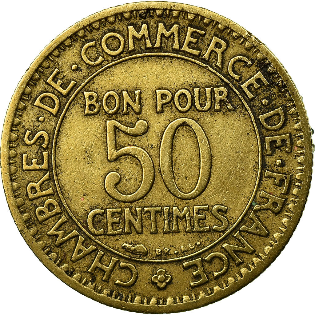 Coin, France, Chambre de commerce, 50 Centimes, 1925, Paris, VF(30-35)