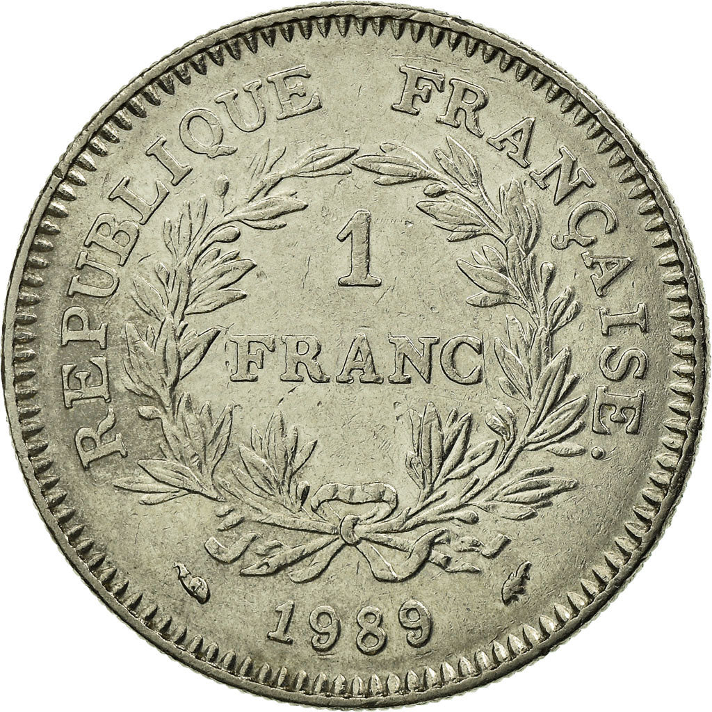Münze, Frankreich, États généraux, Franc, 1989, Paris, SS, Nickel, KM:967