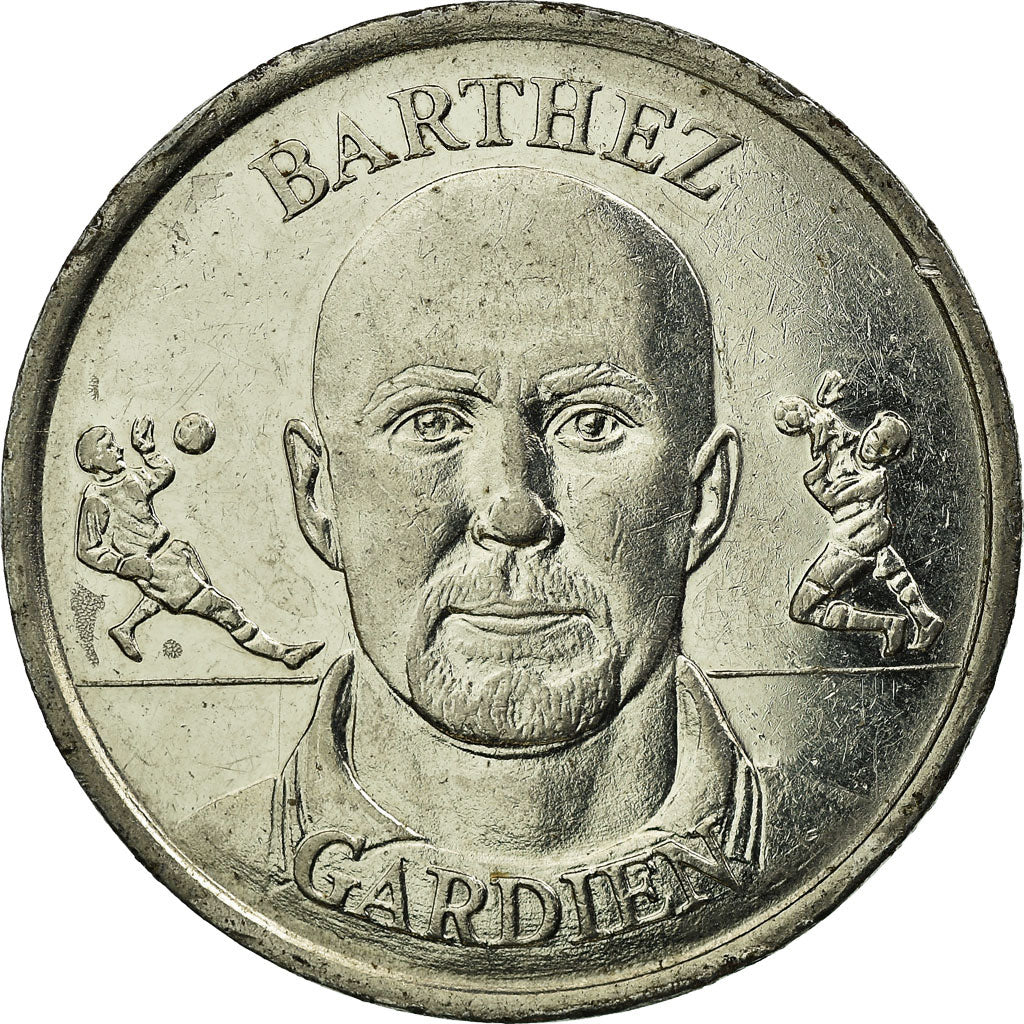 Francia, Token, Equipe de France de Football, Barthez, Gardien de but, 1999, BB
