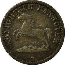 Coin, German States, HANNOVER, Georg V, 1/2 Groschen, 1858, EF(40-45), Silver
