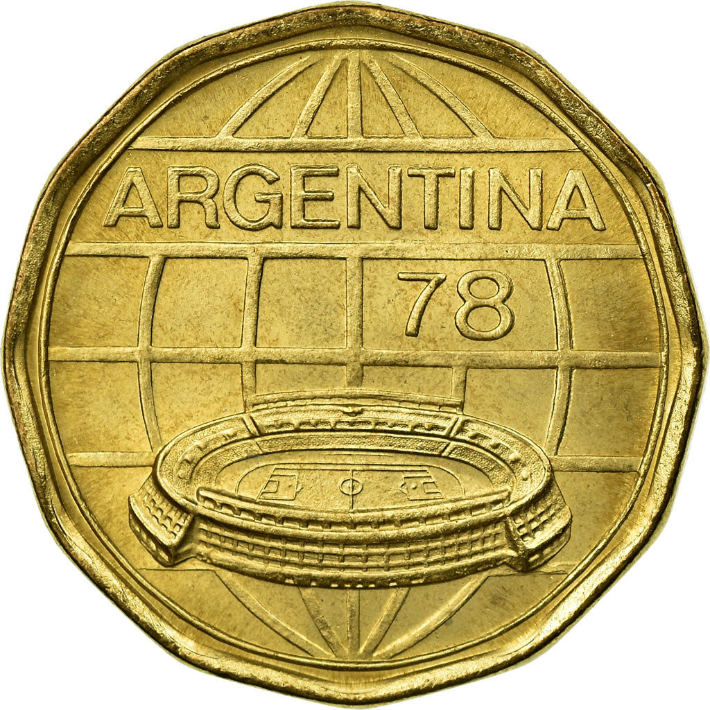 Coin, Argentina, 100 Pesos, 1977, AU(55-58), Aluminum-Bronze, KM:77
