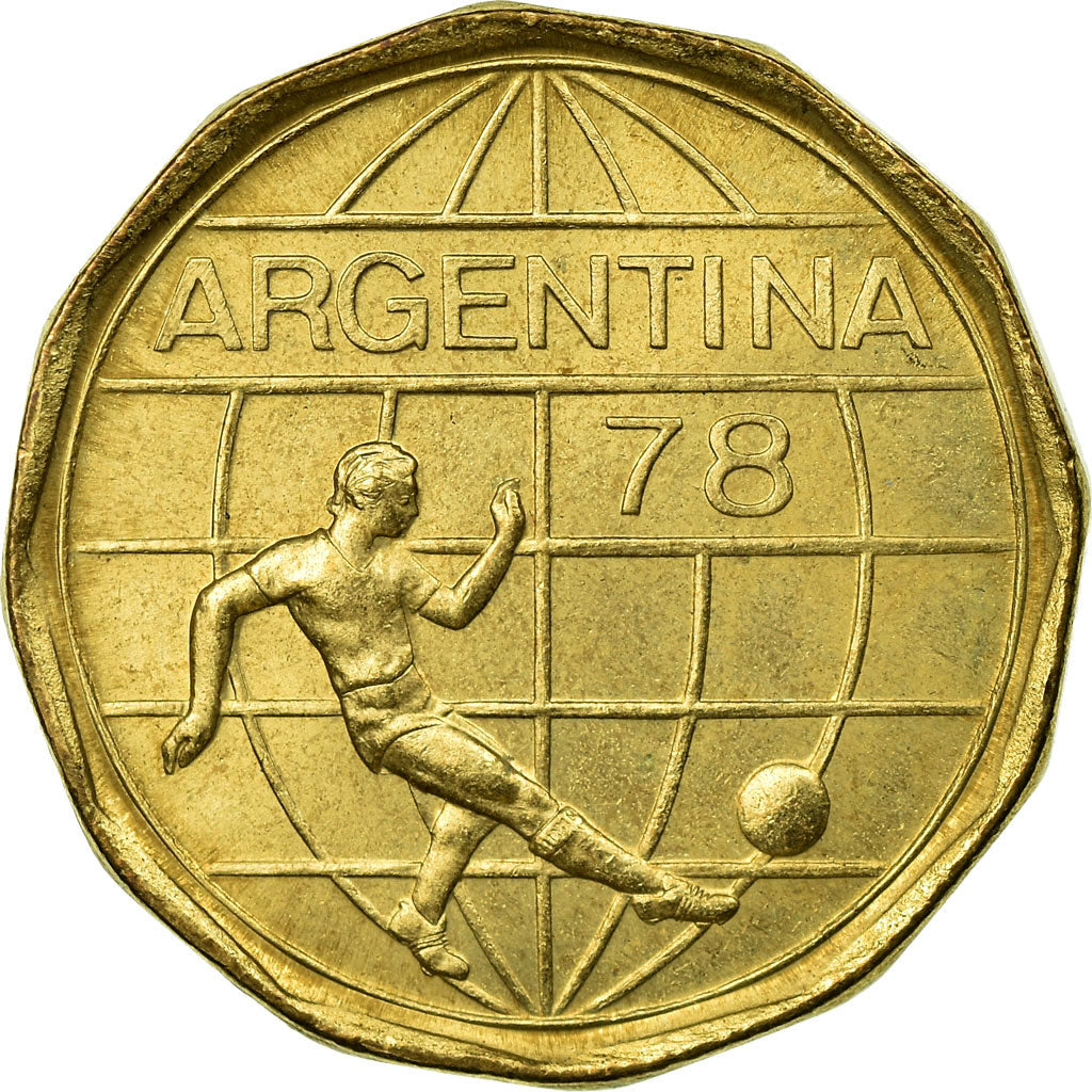Coin, Argentina, 50 Pesos, 1977, EF(40-45), Aluminum-Bronze, KM:76