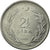 Monnaie, Turquie, 2-1/2 Lira, 1962, TTB+, Stainless Steel, KM:893.1