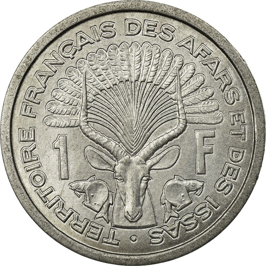 Coin, FRENCH AFARS & ISSAS, Franc, 1971, Paris, VF(20-25), Aluminum, KM:16