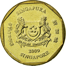 Monnaie, Singapour, Dollar, 2009, Singapore Mint, SUP, Aluminum-Bronze, KM:103
