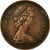 Moeda, Grã-Bretanha, Elizabeth II, 1/2 New Penny, 1981, EF(40-45), Bronze