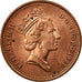 Monnaie, Grande-Bretagne, Elizabeth II, Penny, 1993, TB, Copper Plated Steel