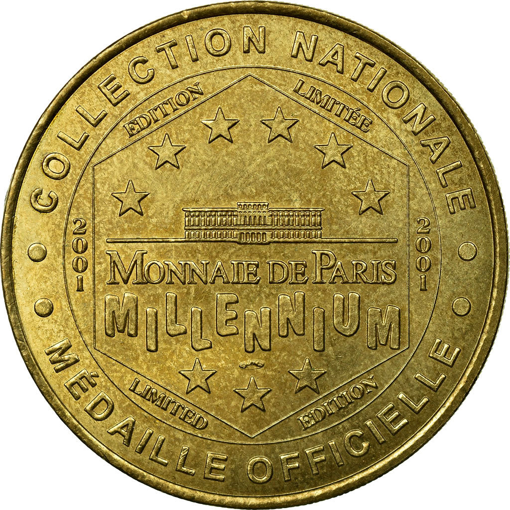 Francia, Token, Touristic token, Aigues-Mortes cité, 2001, Monnaie de Paris