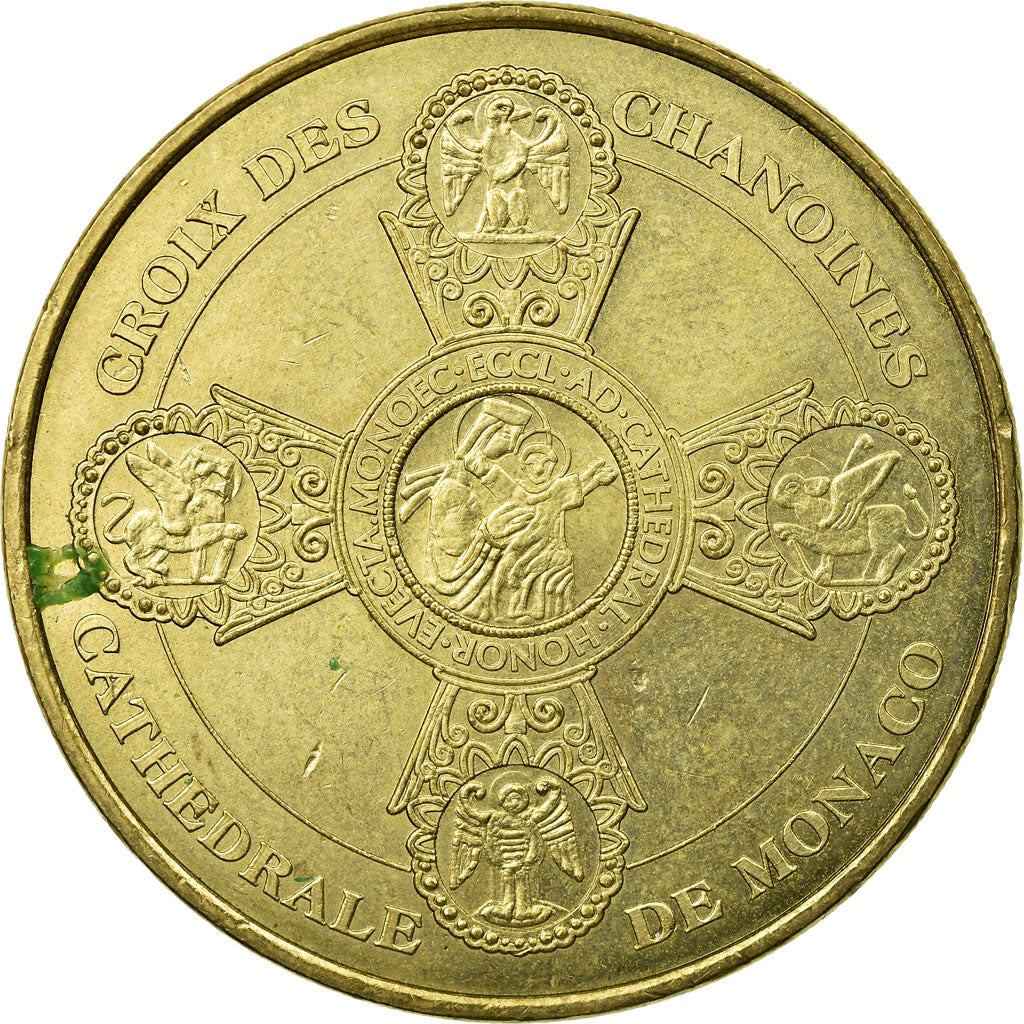Francia, Token, Touristic token, Monaco - Cathédrale n°4, 2012, Monnaie de